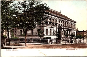 Postal A60 del edificio de la biblioteca pública Providence Circa 1907 Rhode Island - Imagen 1 de 2