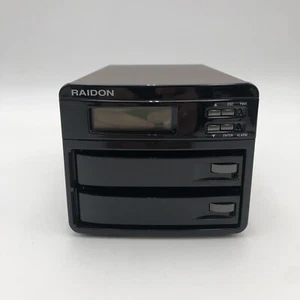 RAIDON D'OCCASION, STOCKAGE DISQUE DUR 2 baies PUISSANCE TESTÉ LIRE - Photo 1/9