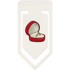 'Engagement Ring' Plastic Paper Clips (CC036249)