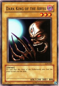 LOB-020 Dark King of the Abyss aus Legend of Blue Eyes White Dragon - Bild 1 von 1