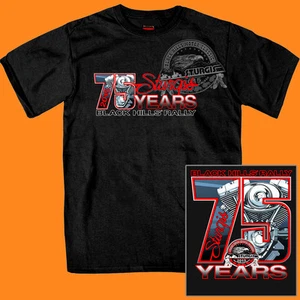2015 Sturgis Motorcycle Rally 75th manga corta GRAN CAMISETA STURGIS NEGRA. box.ok - Imagen 1 de 1