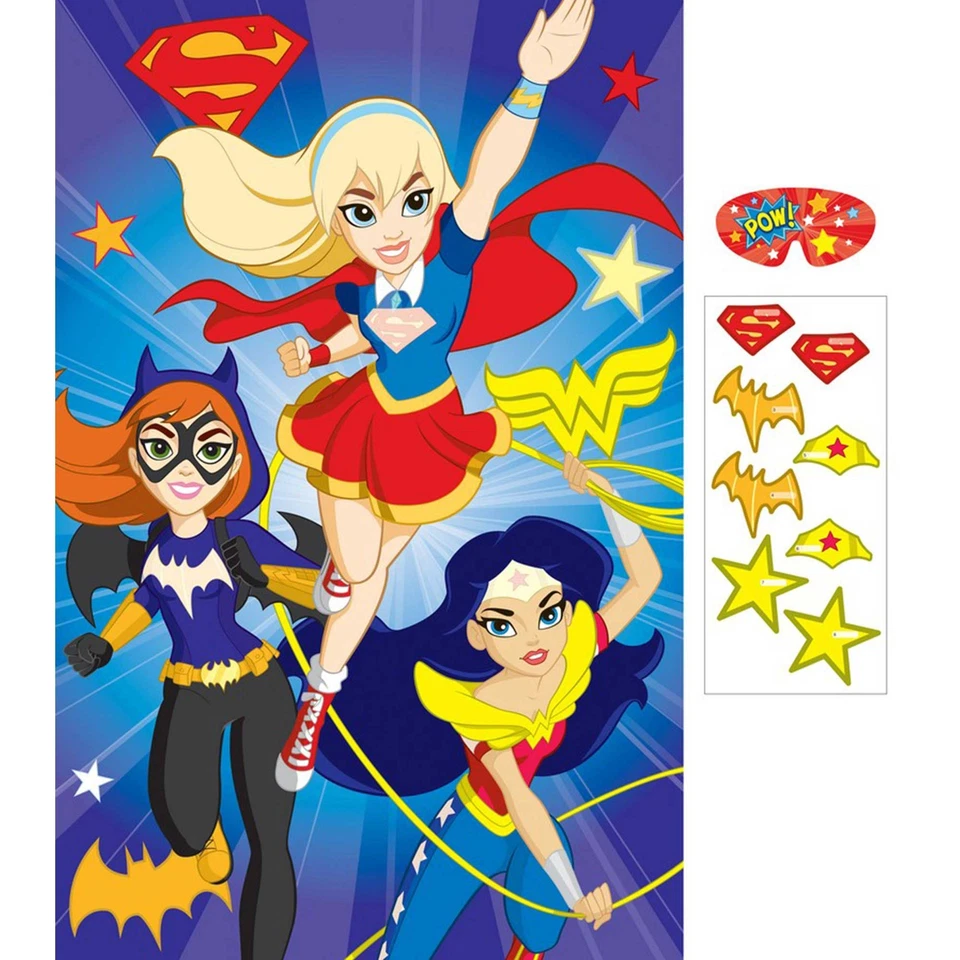 Amscan International 270201 DC Super Hero Girls Party Game