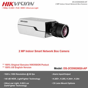 NEW!!! Hikvision 2MP DarkFighter Box Network Camera/DS-2CD5026G0-AP - Picture 1 of 7