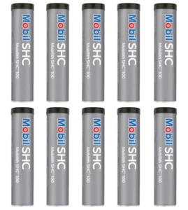 10 Pack Mobilith SHC 100 grease; (10) 14oz tubes - Picture 1 of 1