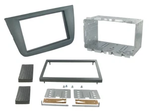 Radio estéreo Facia Fascia CT23ST15L para Seat Toledo Lhd gris oscuro 2005 en adelante - Imagen 1 de 1
