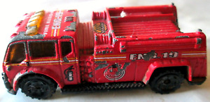 MATTEL MATCHBOX "WATER PUMPER, ENGINE 19, MADE IN CHINA, USED 