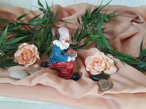 Gilde Clown Figur "Der Blumenfreund", auf dem Knie - Bild 1 von 1
