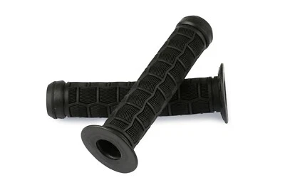 New BMX Grip Set Haro Team Flanged Black Colour - Image 1 of 3