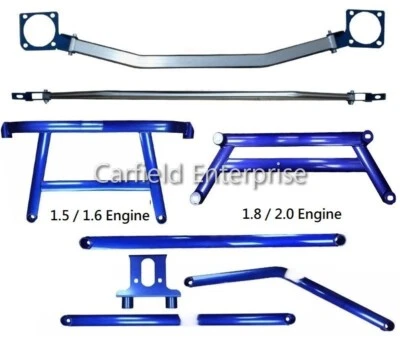 1998-2003 Mazda Protege Familia 323 8th Ford Laser Chassis Ladder Brace Fullset - Image 1 of 4