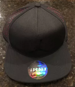 NEW Michael Jordan Nike Sample Hat Cap Red Black "2015" With Hologram And Tags - Picture 1 of 10