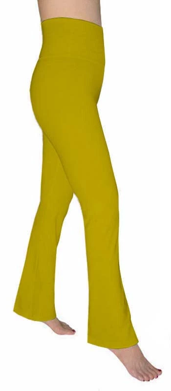 Pantalones de yoga acampanados de spandex de algodón con entrepierna larga de 36" de Emily Chen EE. UU. (niñas altas) Foto 1 de 1