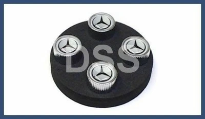 Genuine Mercedes Benz OEM Tire Valve Stem Caps Covers Set of 4 New BQ6408128 - Image 1 of 4