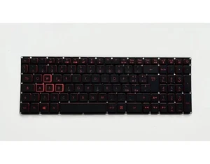 Teclado Acer retroiluminado - Rojo/Negro - Imagen 1 de 3