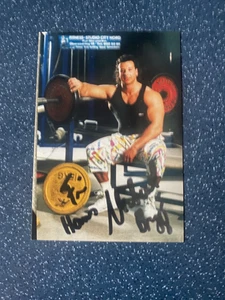 Foto "Michael BRÜGGER" Kraftdreikampf Weltmeister signiert - Bild 1 von 4