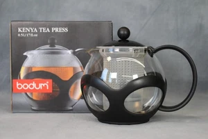 Bodum Kenya Tea French Press Infusore Caffettiera Vetro Sfera Teiera 0,5L Nuovo Con Scatola - Foto 1 di 3