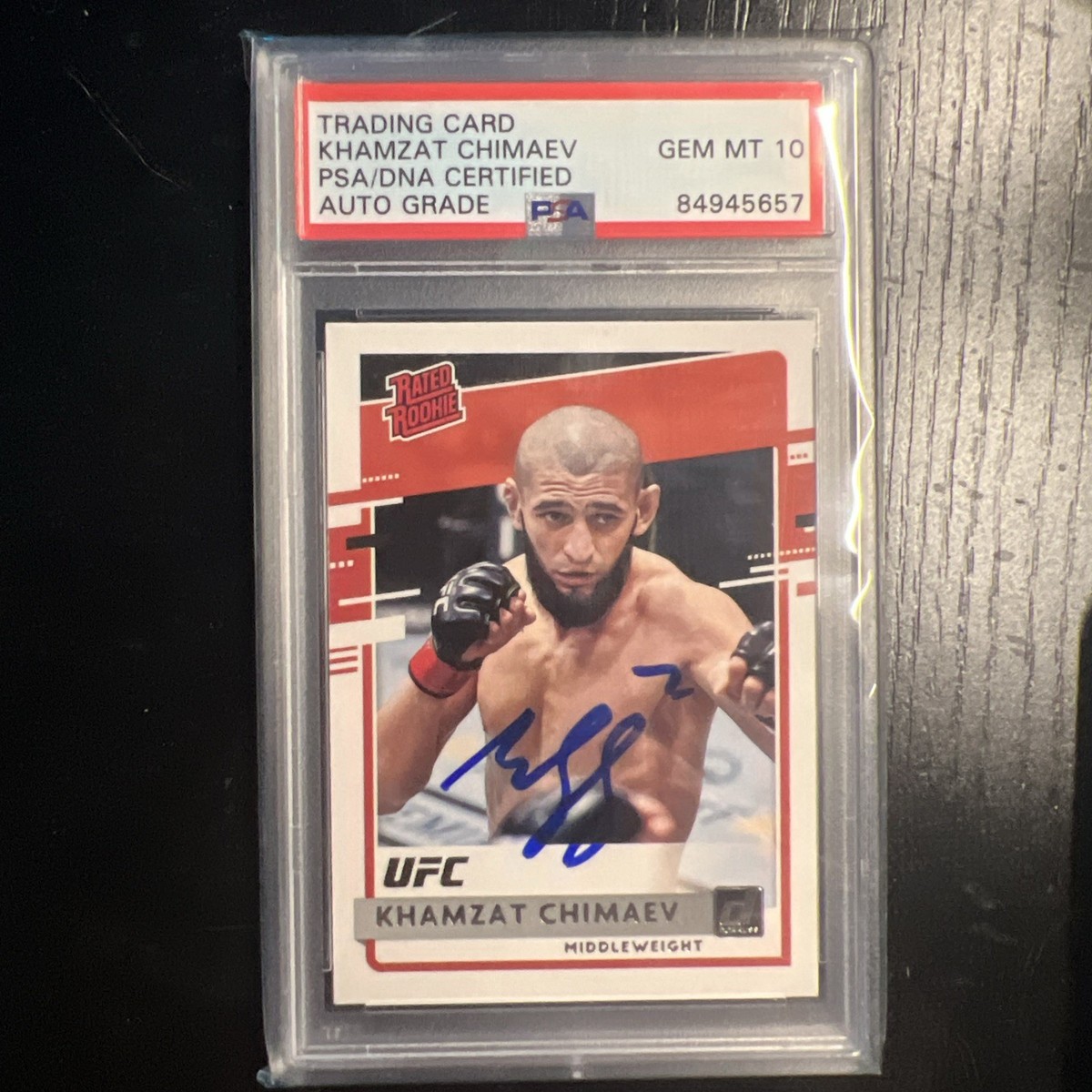 UFC　ドミニク・クルーズ　ブラックプリズム　メモラビリアカード　psa9 UFC ドミニク・クルーズ ブラックプリズム メモラビリアカード