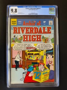 ARCHIE AT RIVERDALE HIGH #2 CGC 9.8 Single Highest Graded -WHITE PAGES -Excel - Picture 1 of 3