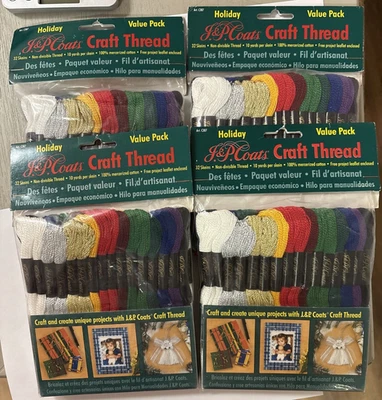 J & P Coats Embroidery Floss Skeins Thread~Lot of 128~Various Colors~ Holiday - Image 1 of 4