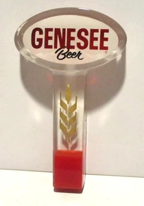Vintage Genesee beer bar lucite tap handle - Picture 1 of 3
