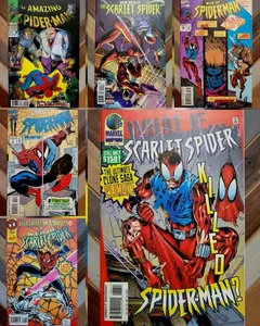 6 Stück: BEN REILLY - SCARLET SPIDER Comics / SPIDER-MAN Unlimited, What If? Sehr guter Zustand - Bild 1 von 22