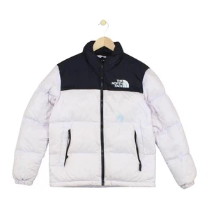 North Face 700 Nuptse Puffer Jacket Girls Size XL Pink Down Full Zip - Picture 1 of 15