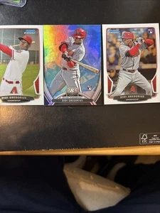 2013 DIDI GREGORIUS Rookie RC Lot of (3) Bowman Platinum & Bowman Chrome - Picture 1 of 7