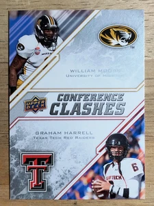 2009 Upper Deck Draft Edition #253 William Moore/Graham Harrell - Picture 1 of 2