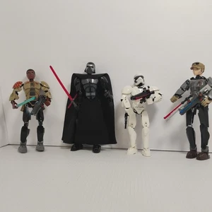Lego Star Wars Buildable Figure Lot Kylo Ren, Stormtrooper, Finn & Cassian - Bild 1 von 23