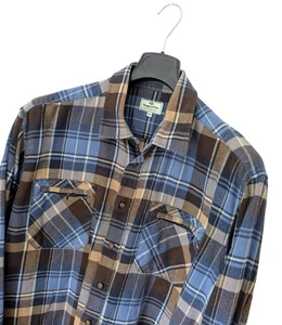 Herren HOGGS OF FIFE Luxus COUNTRY SPORT braun/blau JAGD Hemd Gr. XXL *sehr guter Zustand* - Bild 1 von 9