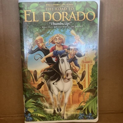 THE ROAD TO EL DORADO (VHS, 2000) -  Family, Animation, Clam Shell, NTSC, "PG" - Image 1 of 2