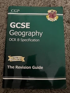 CGP GCSE Geography OCR The Revision Guide Good Used Condition - Picture 1 of 1