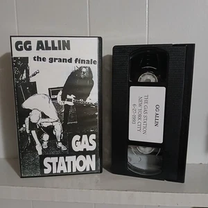 GG Allin Final Performance VHS The Gas Station NYC June 1993 Punk Rock Live - Picture 1 of 3