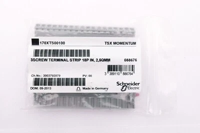 New Schneider Modicon Momentum Terminal Blocks Screw Type 18 Pin 170XTS00100 - Image 1 of 4