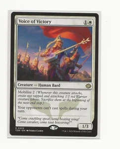 VOICE OF VICTORY Tarkir Dragonstorm TDM English Magic 0033 MTG - Imagen 1 de 1