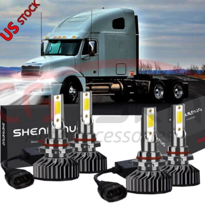 9005 9006 LED Headlight Bulbs Conversion Kit For Freightliner Columbia 96-2013 - Image 1 of 4