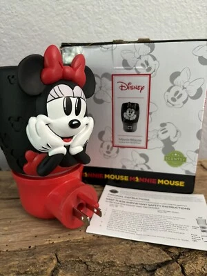 Disney Minnie Mouse Scentsy Wall Fan Diffuser w/Light Authentic Home Plug In NEW - Image 1 of 4