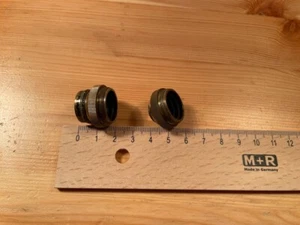 Microscope Vintage Lens Objective, 2 pieces - Picture 1 of 3