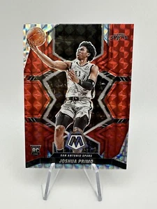 2021-22 Panini Mosaic Joshua Primo #204 RC Rookie Red Mosaic Prizm Spurs - Picture 1 of 2