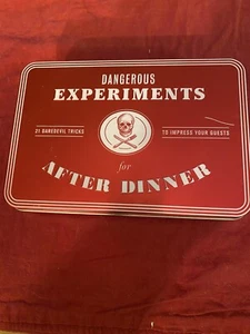 Laurence Kng Boardgame Dangerous Experiments for After Dinner Box - Picture 1 of 3