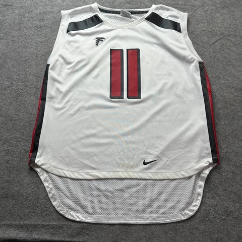 Atlanta Falcons Julio Jones #11 Football Jersey Nike Men XL White Sleeveless Cover