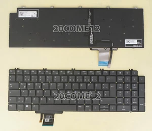 New for DELL Precision 7550 7750 7560 7760 Keyboard for Backlit German Tastatur - Picture 1 of 2