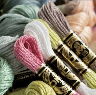 30 Matassine Mouline’ Dmc Matassine Moulinè Articolo 117 Ricamo Punto a Croce