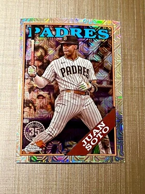 2023 Topps Update JUAN SOTO Padres Chrome 1988 Silver Mojo T88CU-69 - Image 1 of 2
