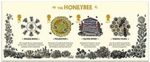 GB 3742 MS3742 Bees miniature sheet MNH 2015 - Picture 1 of 1