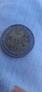 2 Euro coin Greece 2002 with S in the star & color added in too!!VERY RARE coin* - Picture 1 of 4