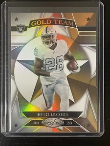2023 Panini Certified Football Josh Jacobs Gold Team Insert Raiders GT-3 - Picture 1 of 2