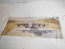 K9 BY Keith Ferris - C-17 Anything, Anywhere Anytime Aviation Print Military