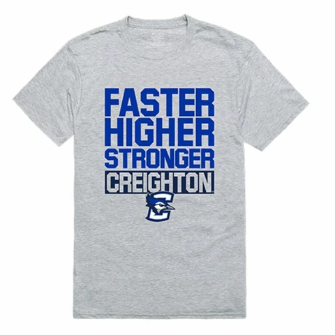 Creighton University Bluejays Workout T-Shirt Cover
