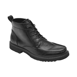 Mens Rockport Keegan Boot - Black Leather, Size 11 M US [CJ1469] - Picture 1 of 5