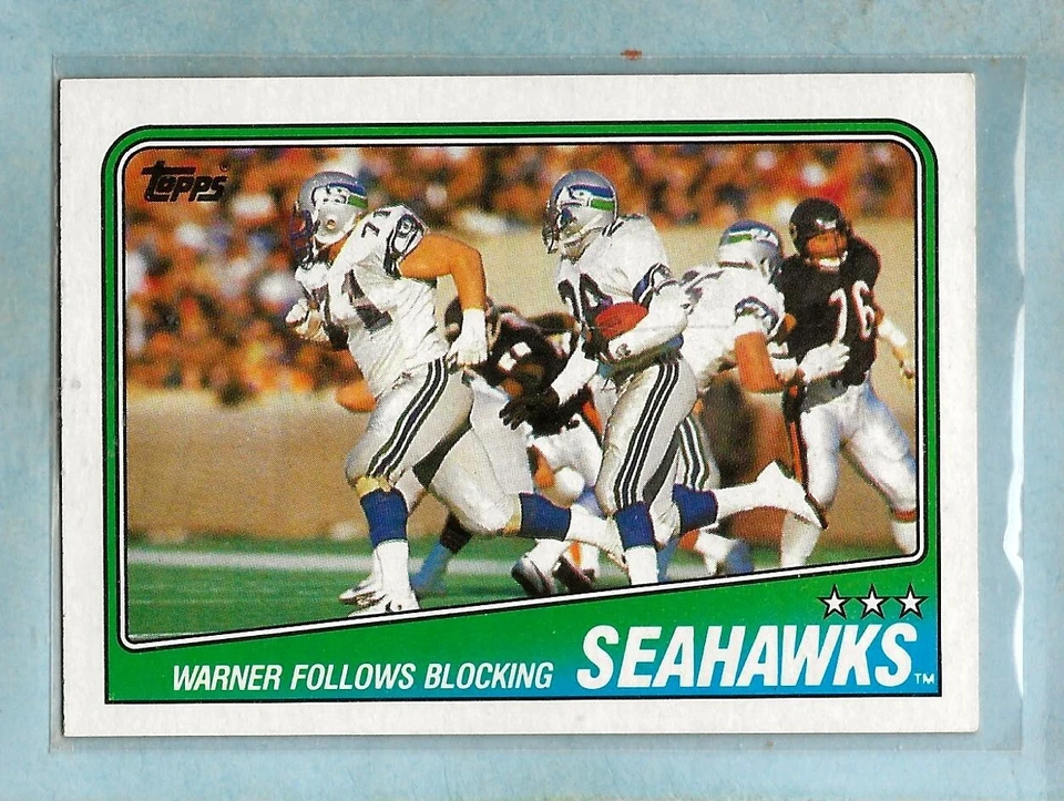 CURT WARNER - 1988 Topps - #130 - Seahawks - Comb. Shipping - Image 1 of 1